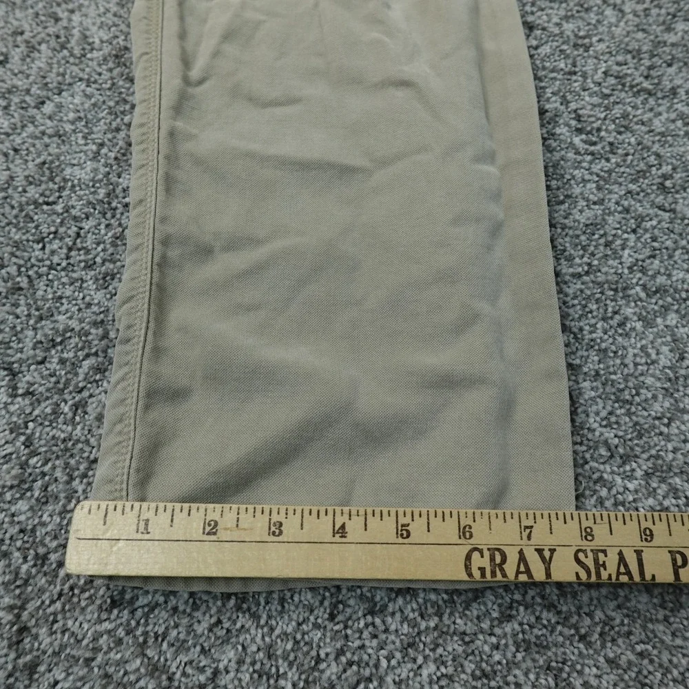 Tommy Bahama Pants Mens 36X32 Beige Tan Brown Chino Trouser Flat Front Preppy